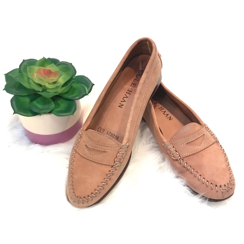 Cole Haan Tan Leather Loafers size 6M